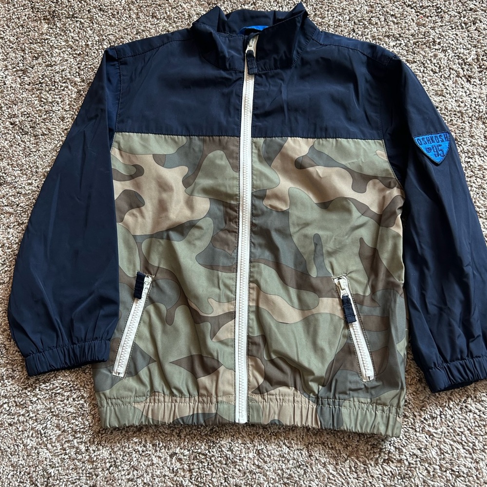 OshKosh B'gosh Camo Rain Jacket Boys 4T